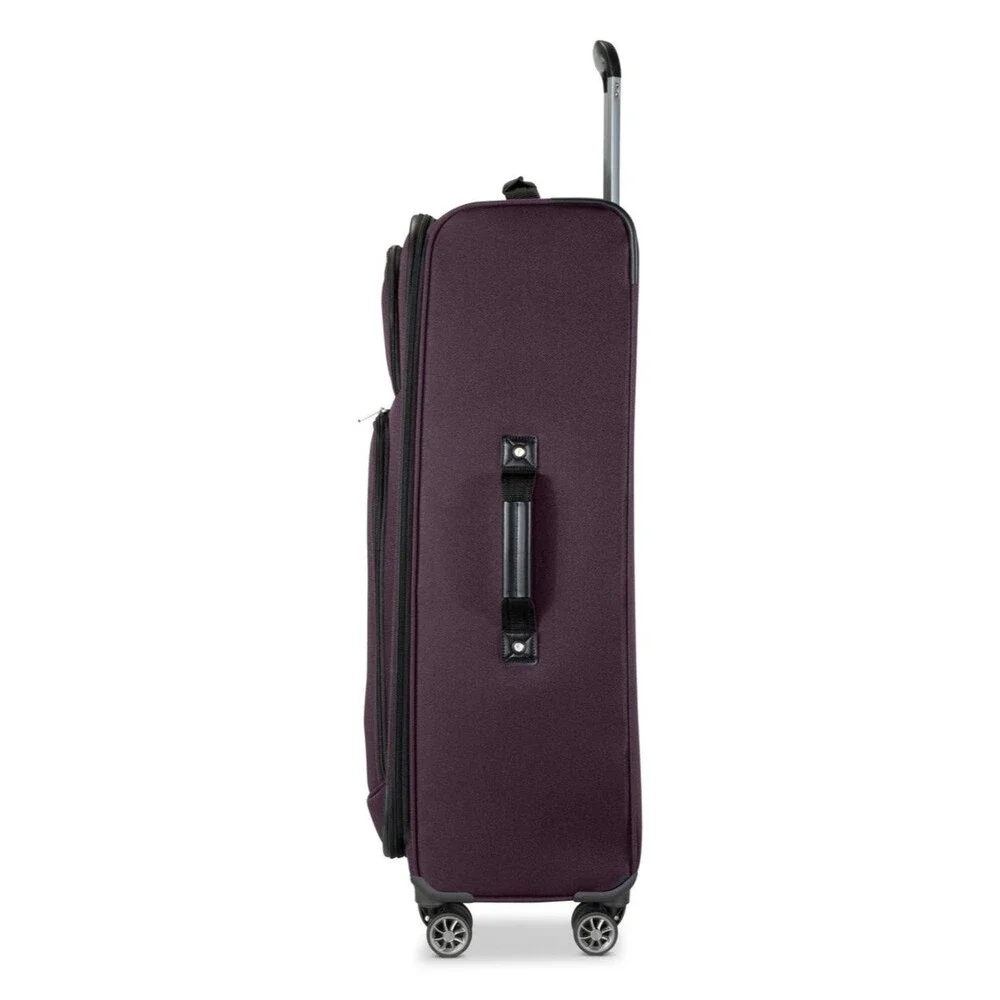 Skyway Epic Large Check-in Spinner Softside purple Suitcase luggage